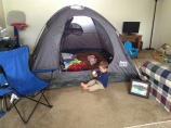 Camping inside
